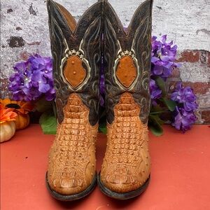 Águila RealExotic Leather Cowboy Boots SZ 7.5